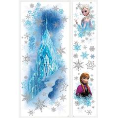 RoomMates Disney Frozen Ice Palace Giant Wall Decals with Glitter