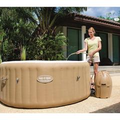 Bestway Lay-Z-Spa Palm Springs (196.6 x 71 cm, Khaki/White)