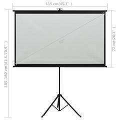 vidaXL Projection Screen with Tripod 50" 16:9