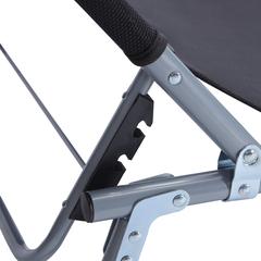 Royalford Multiposition Camping Chair W/Armrest (188 x 56 x 28 cm)