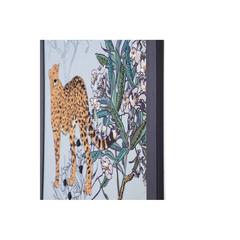 Pan Emirates Leopard Printed Canvas Wall Art (50 x 70 cm, Green)
