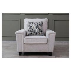 Maxfield Single-Seater Fabric & Wood Sofa Pan Emirates