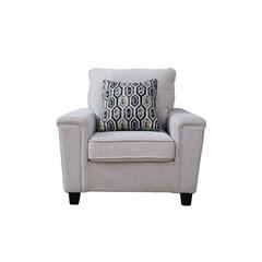Maxfield Single-Seater Fabric & Wood Sofa Pan Emirates