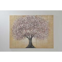 PAN Emirates Ashton Hand-Painted Canvas Wall Art (120 x 90 cm, Gold)