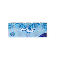 عبوة لفاقة مناديل تواليت سوفت آند كول (400 ورقة ، 10 بكرات)