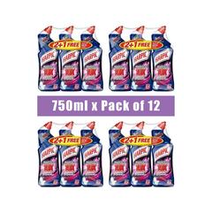 Harpic Power Plus Toilet Cleaner Liquid (Lavender, 750 ml, Pack of 12)