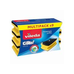 Vileda Glitzi Crystal Dishwashing Sponge (Pack of 9)