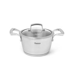 Fissman Millenium Stainless Steel Stockpot W/Glass Lid (18 cm)
