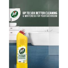 Jif Bathroom Cleaner Liquid (Lemon Breeze, 750 ml, Pack of 2)