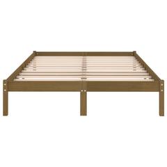 vidaXL Bed Frame Honey Brown Solid Wood Pine 120x200 cm