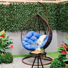 Buy Archi Single Seater Rattan Swing Chair W Cushion Danube Home