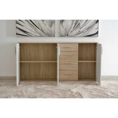 Pan Emirates Ojas Panel Board 3-door Sideboard (160 x 35 x 82 cm)