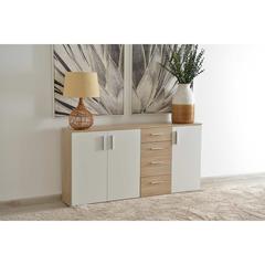 Pan Emirates Ojas Panel Board 3-door Sideboard (160 x 35 x 82 cm)