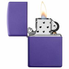 Zippo Classic Windproof Lighter, 237 (Purple Matte)