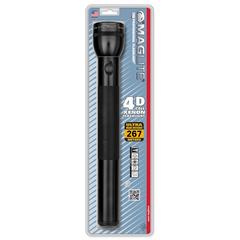 Maglite Heavy-Duty 4-Cell D Flashlight, S4D016 (Black, 98 Lumen)