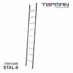 Topman Aluminum 9-Step Straight Ladder, Stal9 (301 x 41 x 8 cm)