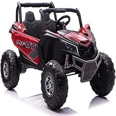 Myts 4x4 Sport Edition 2-Seater Buggy/UTV Style Kids Electric Ride-On Car (24 V, Red)