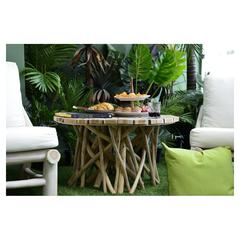 Pan Emirates Wildbranch Wooden Coffee Table (82 x 82 x 45 cm)