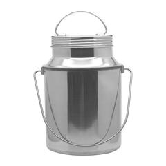 Raj Stainless Steel Storage Container W/Screw & Seal Lid (10 L)