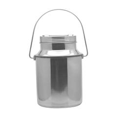 Raj Stainless Steel Storage Container W/Screw & Seal Lid (10 L)