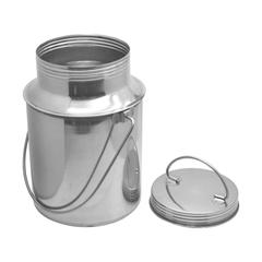 Raj Stainless Steel Storage Container W/Screw & Seal Lid (10 L)