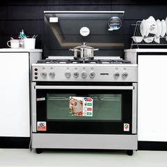 بوتاجاز غاز 5 شعلات جيباس GCR9077FTCST (90 × 60 سم)