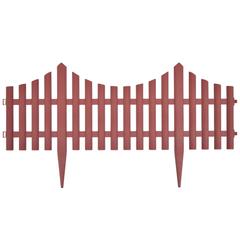 فواصل عشبية 10 متر 17 قطعة لون بني فيدا إكس إل