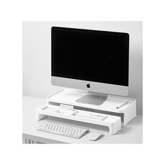 Litem Monitor Stand + Organizer (White)