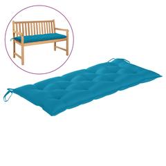 vidaXL Garden Bench Cushion Light Blue 120x50x7 cm Fabric