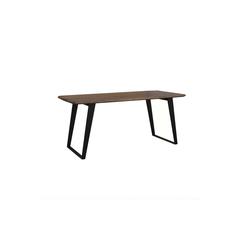 Pan Emirates Garrat New 6 Seater Dining Table Solid Wood (Brown & Black)