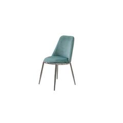 Pan Emirates Amador Velvet & Metal Dining Chair W/Low Back (45 x 57 x 86 cm)