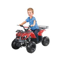 Myts Quad ATV Bike W/Reverse For Kids (150  cc, Red)