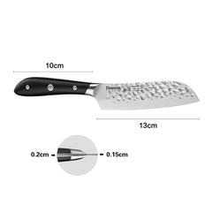 Fissman HATTORI Stainless Steel Santoku Knife (18 cm)
