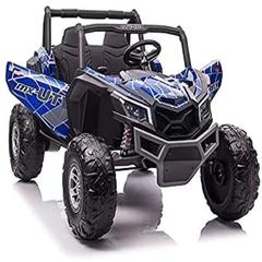 Myts 4x4 Sport Edition 2-Seater Buggy/UTV Style Kids Electric Ride-On Car (24 V, Blue)