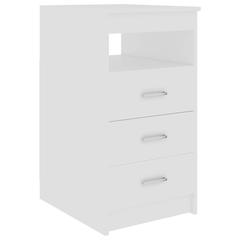vidaXL Engineered Wood Desk (140 x 50 x 76 cm, White)