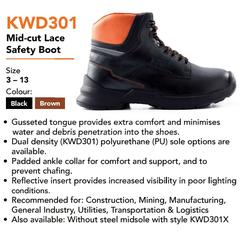 Honeywell Kings KWD301 Steel Midsole & Toecap Safety Work Shoes (Size 10/44EU)