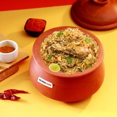 Olsenmark Traditional Cookware Clay Biryani Pot W/Lid, OMCP6008 (23 cm)