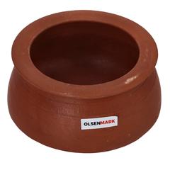 Olsenmark Traditional Cookware Clay Biryani Pot W/Lid, OMCP6008 (23 cm)