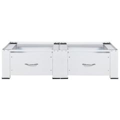 vidaXL Double Washing & Drying Machine Pedestal W/Drawers (127 x 54.5 x 32.5 cm)