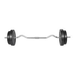vidaXL Curl Bar with Weights 30 kg