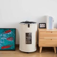 Danube Home Oliver Polyester Laundry Hamper W/4-Wheels (39 x 59 cm)