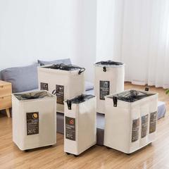 Danube Home Oliver Polyester Laundry Hamper W/4-Wheels (39 x 59 cm)