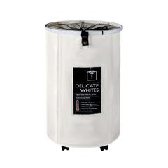 Danube Home Oliver Polyester Laundry Hamper W/4-Wheels (39 x 59 cm)