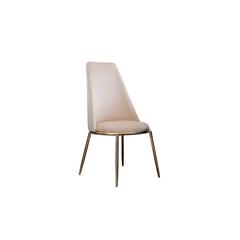 Pan Emirates Amador Velvet & Metal Dining Chair W/High Back (54 x 60 x 100 cm)