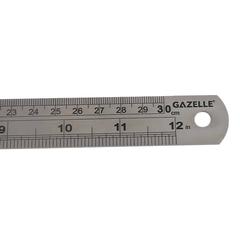 Gazelle Stainless Steel Ruler (30 cm)