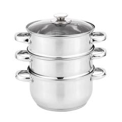 Vinod Stainless Steel 3-Tier Steamer (20 cm)