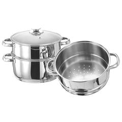 Vinod Stainless Steel 3-Tier Steamer (20 cm)