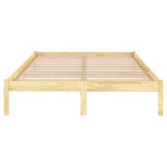 vidaXL Bed Frame Solid Wood Pine (200 x 200 cm)