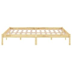 vidaXL Bed Frame Solid Wood Pine (200 x 200 cm)