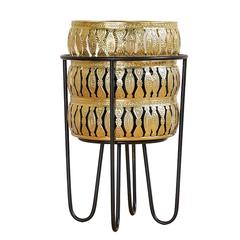 Danube Home Decimus Metal Planter W/Stand (31 x 31 x 62 cm)